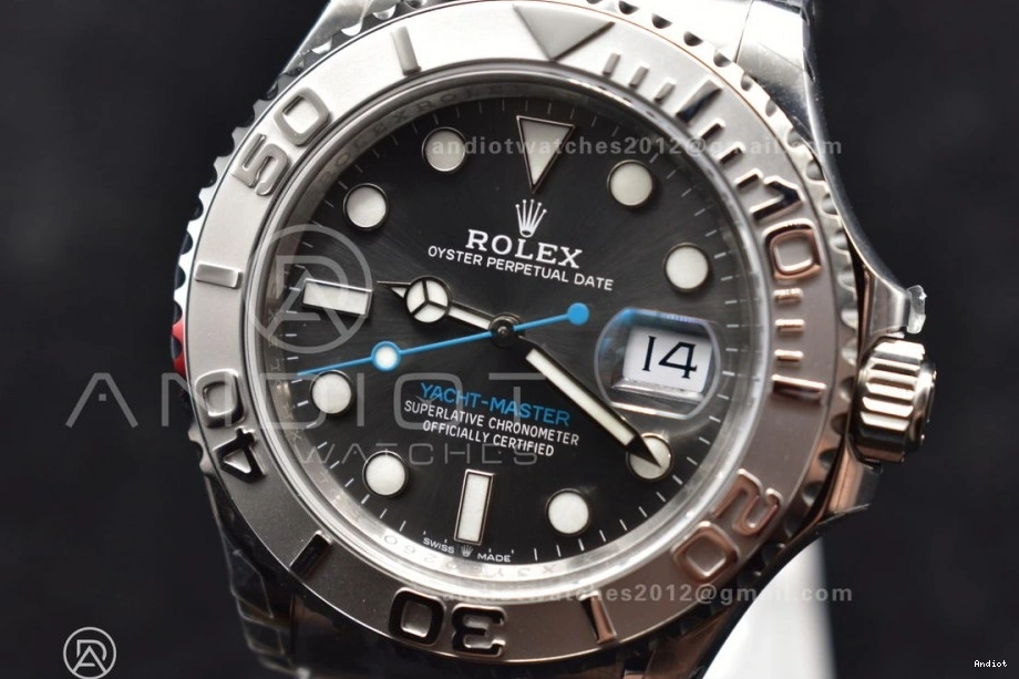 1:1 Edition Gray SS on Dial VSF 904L Steel VS3235 Yacht-Master 126622 Bracelet Best 1206